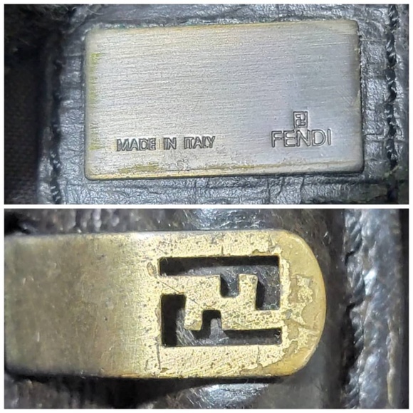 Authentic Fendi Tobbaco Zucca Canvas and Leather B Bis Hobo Shoulder Bag… - Picture 9 of 14